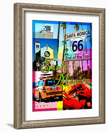 Visit Rainbow Santa Monica 5-Victoria Hues-Framed Giclee Print