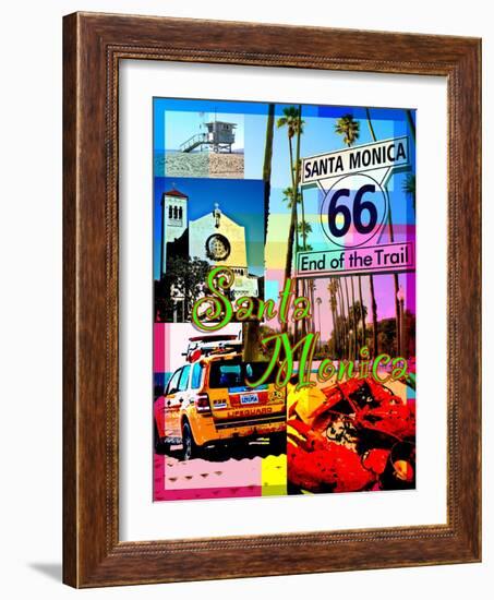 Visit Rainbow Santa Monica 5-Victoria Hues-Framed Giclee Print