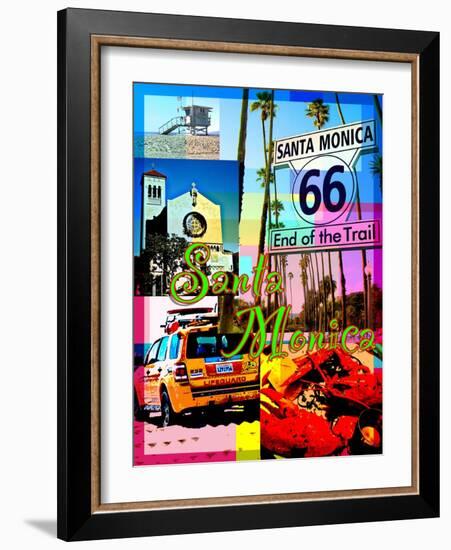 Visit Rainbow Santa Monica 5-Victoria Hues-Framed Giclee Print