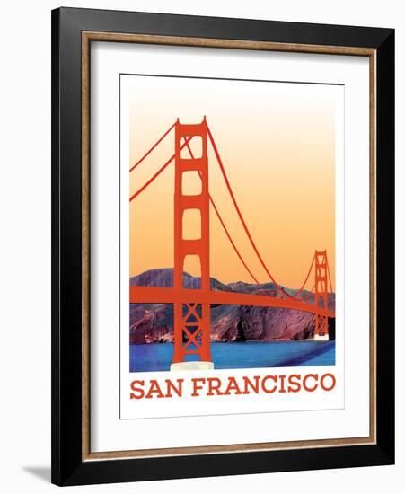 Visit San Francisco-The Saturday Evening Post-Framed Giclee Print