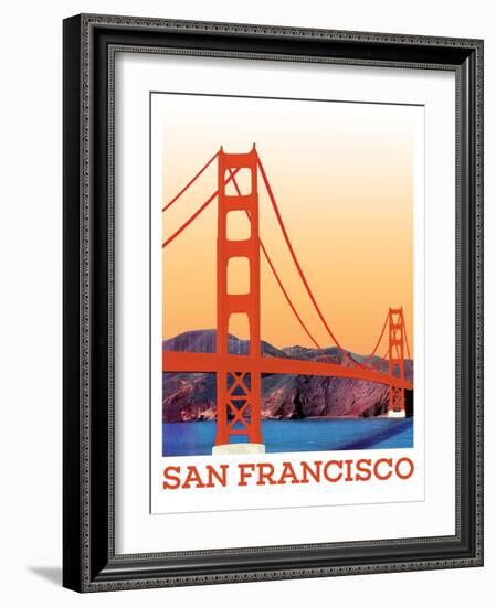 Visit San Francisco-The Saturday Evening Post-Framed Giclee Print