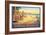 Visit Santa Monica-Kerne Erickson-Framed Premium Giclee Print