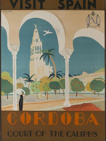 Spain Spanish Scenic Vintage European Europe Travel Art Poster Advertisement