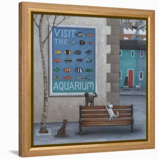 Visit the Aquarium-Peter Adderley-Framed Stretched Canvas
