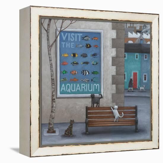 Visit the Aquarium-Peter Adderley-Framed Stretched Canvas