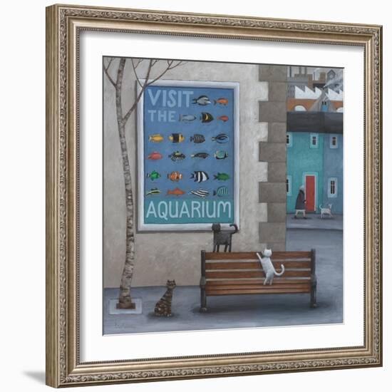 Visit the Aquarium-Peter Adderley-Framed Art Print