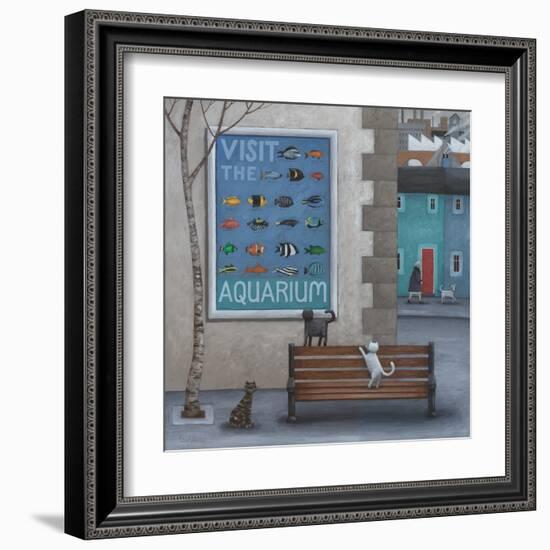 Visit the Aquarium-Peter Adderley-Framed Art Print