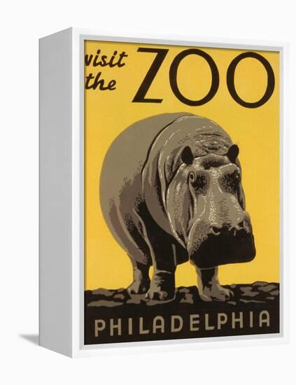 Visit the Philadelphia Zoo-null-Framed Stretched Canvas