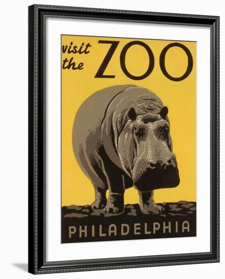 Visit the Philadelphia Zoo-null-Framed Giclee Print