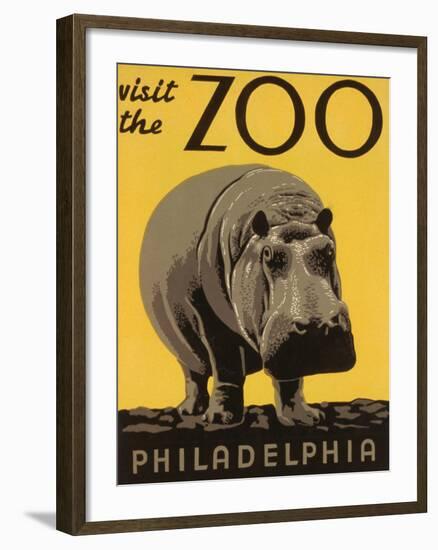 Visit the Philadelphia Zoo-null-Framed Giclee Print