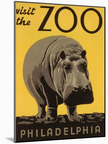 Visit the Philadelphia Zoo-null-Mounted Art Print