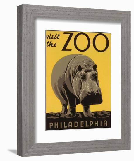 Visit the Philadelphia Zoo-null-Framed Premium Giclee Print