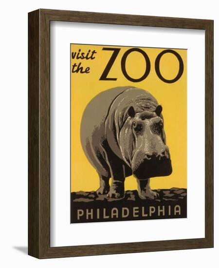 Visit the Philadelphia Zoo-null-Framed Premium Giclee Print