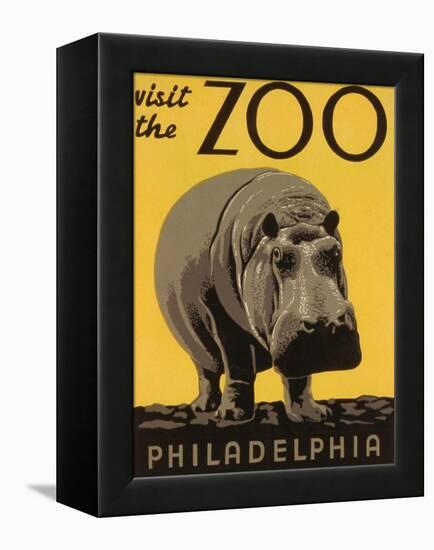 Visit the Philadelphia Zoo-null-Framed Stretched Canvas