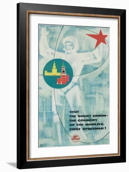 Visit the Soviet Union Poster-null-Framed Giclee Print