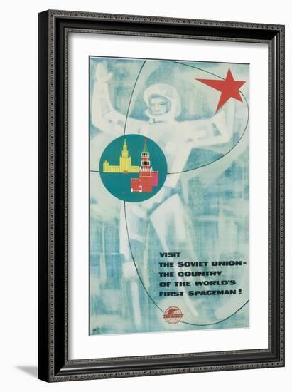 Visit the Soviet Union Poster-null-Framed Giclee Print