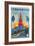 Visit the Ussr Travel Poster-null-Framed Art Print