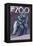 Visit the Zoo, Gorilla Scene-Lantern Press-Framed Stretched Canvas