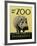 Visit the Zoo - Hippo-The Vintage Collection-Framed Art Print