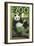 Visit the Zoo, Panda Bear Scene-Lantern Press-Framed Art Print