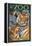 Visit the Zoo - Tiger Family-Lantern Press-Framed Stretched Canvas