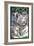 Visit the Zoo - White Tiger Family-Lantern Press-Framed Art Print