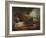 Visit to the Pig Sty (Oil on Board)-George Morland-Framed Giclee Print