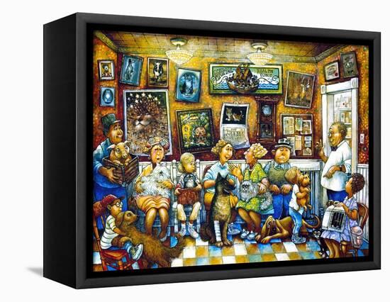 Visit to the Vet-Bill Bell-Framed Premier Image Canvas