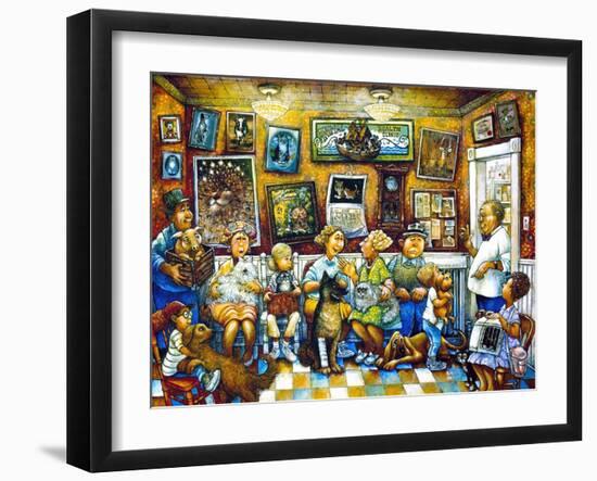 Visit to the Vet-Bill Bell-Framed Giclee Print