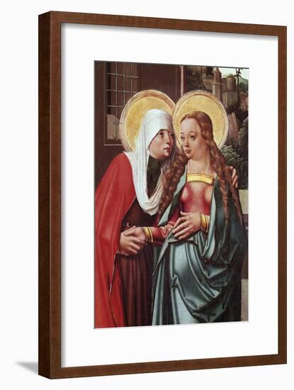 Visitation, by Master of Litomerice-null-Framed Giclee Print