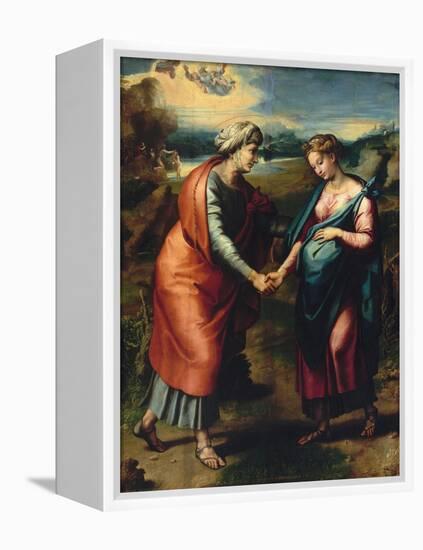 Visitation-Raphael-Framed Premier Image Canvas