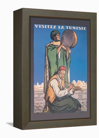 Visitez la Tunisie: Visit Tunisia-Jacques de la Neziere-Framed Stretched Canvas