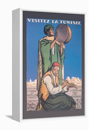 Visitez la Tunisie: Visit Tunisia-Jacques de la Neziere-Framed Stretched Canvas