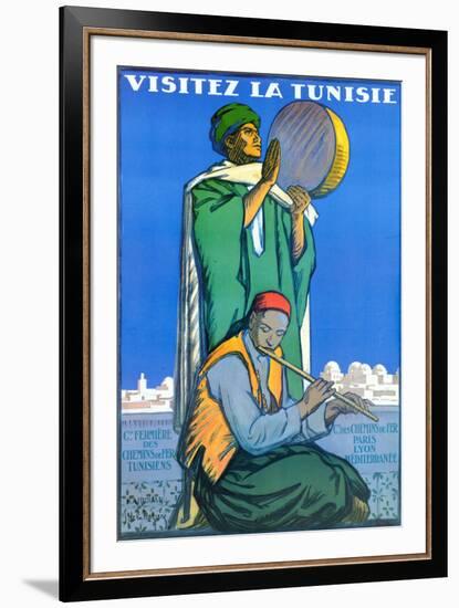 Visitez la Tunisie-Jacques de la Neziere-Framed Art Print