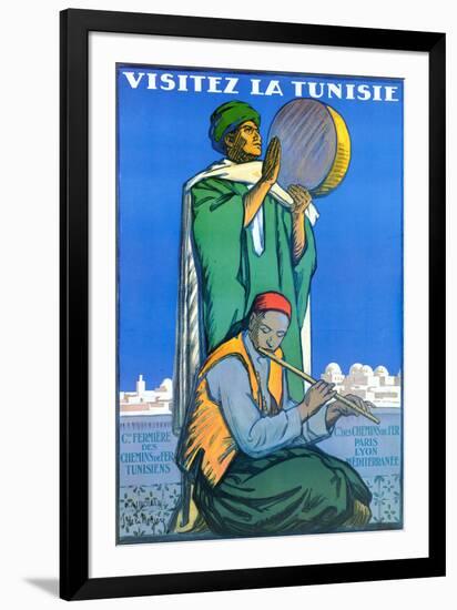 Visitez la Tunisie-Jacques de la Neziere-Framed Art Print