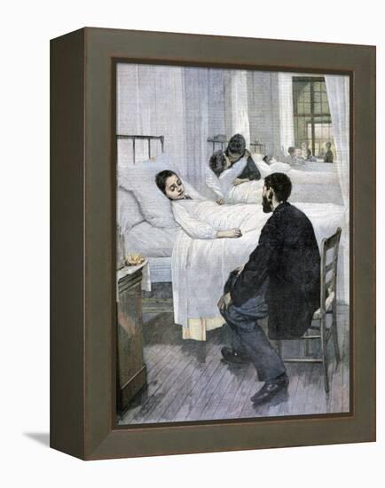 Visiting Day at the Hospital, 1893-Henry Jules Jean Geoffroy-Framed Premier Image Canvas