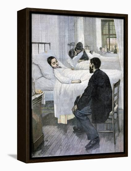 Visiting Day at the Hospital, 1893-Henry Jules Jean Geoffroy-Framed Premier Image Canvas