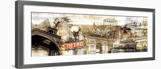 Visiting France-Bresso Solá-Framed Art Print