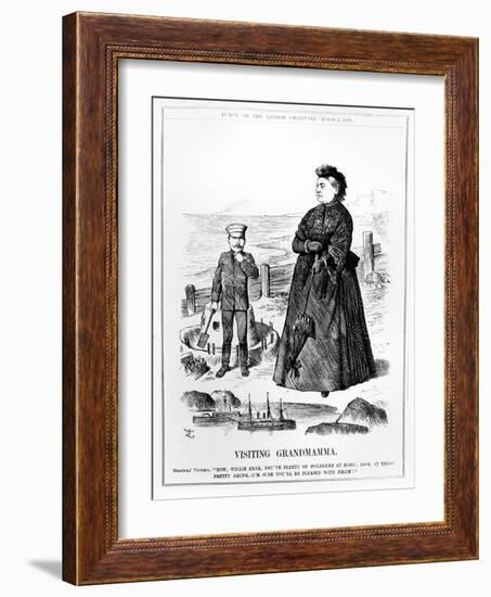 Visiting Grandmamma, Illustration from 'Punch', Published August 3 1889-John Tenniel-Framed Giclee Print