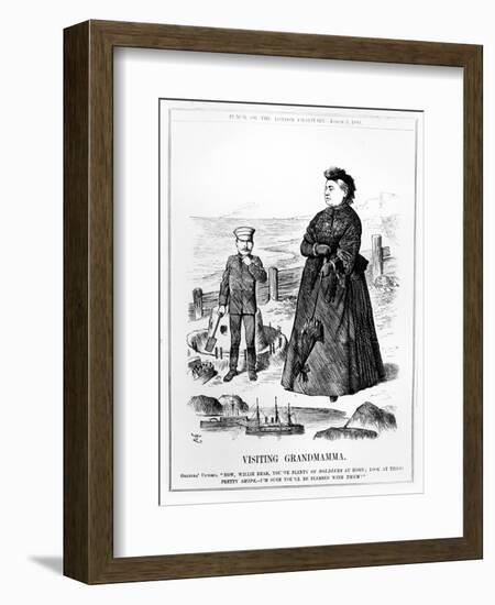 Visiting Grandmamma, Illustration from 'Punch', Published August 3 1889-John Tenniel-Framed Giclee Print