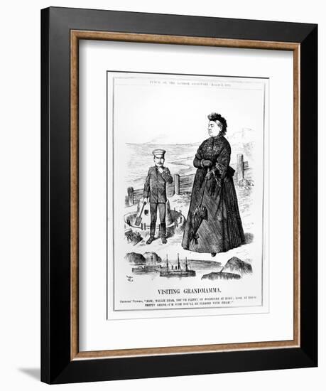 Visiting Grandmamma, Illustration from 'Punch', Published August 3 1889-John Tenniel-Framed Giclee Print