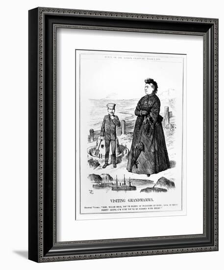 Visiting Grandmamma, Illustration from 'Punch', Published August 3 1889-John Tenniel-Framed Giclee Print