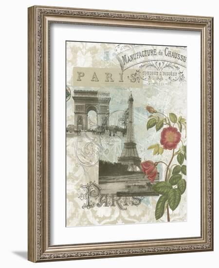 Visiting Paris-Jennifer Goldberger-Framed Art Print