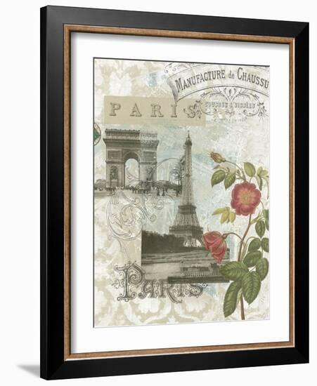 Visiting Paris-Jennifer Goldberger-Framed Art Print