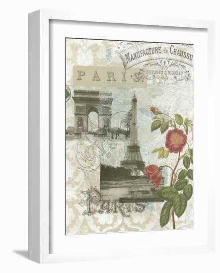 Visiting Paris-Jennifer Goldberger-Framed Art Print