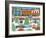 Visiting Santa-Mark Frost-Framed Giclee Print