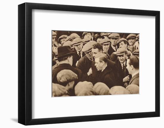 'Visiting the Liner Queen Mary', 1937-Unknown-Framed Photographic Print
