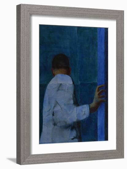 Visitor (Stills), 2021 (W/C on Arches)-Graham Dean-Framed Giclee Print