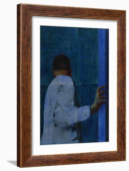 Visitor (Stills), 2021 (W/C on Arches)-Graham Dean-Framed Giclee Print