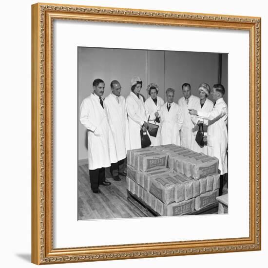 Visitors at the Spillers Foods Mill, Gainsborough, Lincolnshire, 1962-Michael Walters-Framed Photographic Print